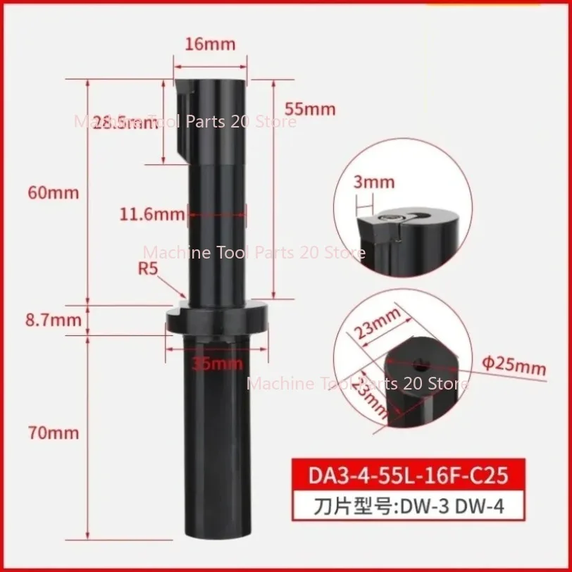 

New 1pc Keyway Broaching Cutter Carbide Insert Blade DW Series for CNC Machine