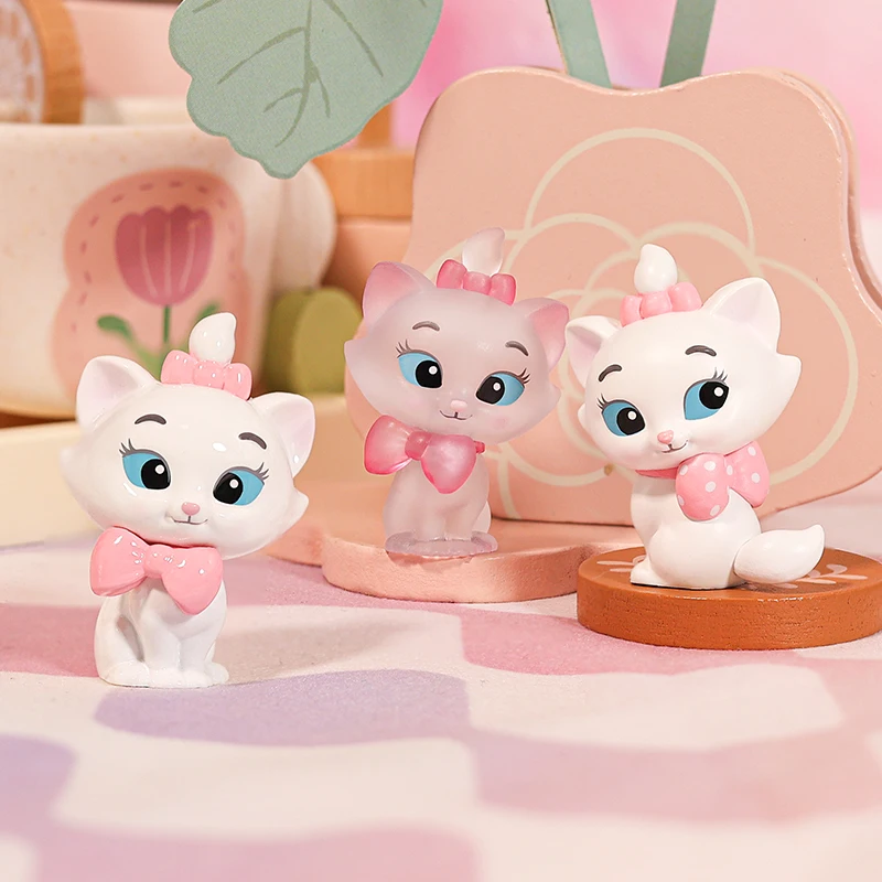 

Подлинная слепая коробка MINISO Disney, мини-милая зернистая слепая сумка Мэри кота, мини-модная игровая маленькая орнамент, фигурка-сюрприз, подарок