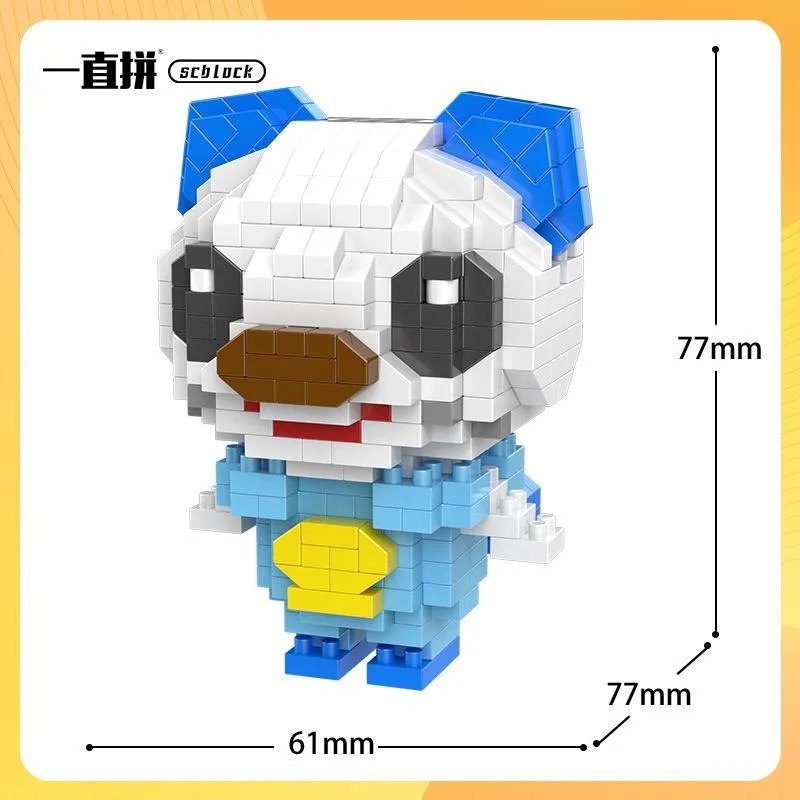 Pokemon Bausteine Kleine Cartoon Mini Block Pikachu Charizard Eevee Mewtwo Anime Montieren Action Modell Puppen Jungen Spielzeug – Detail 7