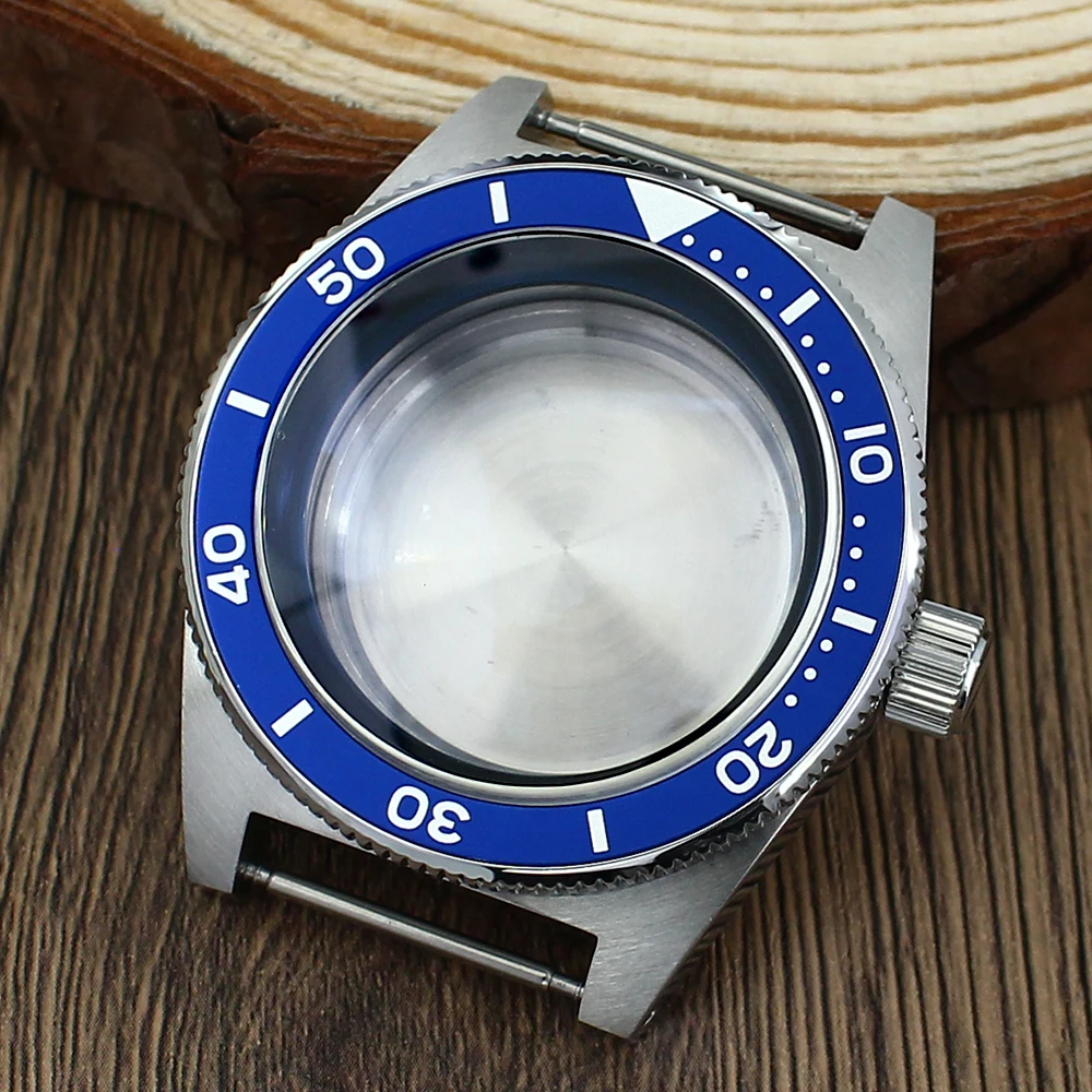 Fanya 40mm Diver Watch Case NH35 AR Domed Sapphire Crystal for NH35 NH36 4R35 Movt 62MAS Watch Accessories Repair Modify Parts