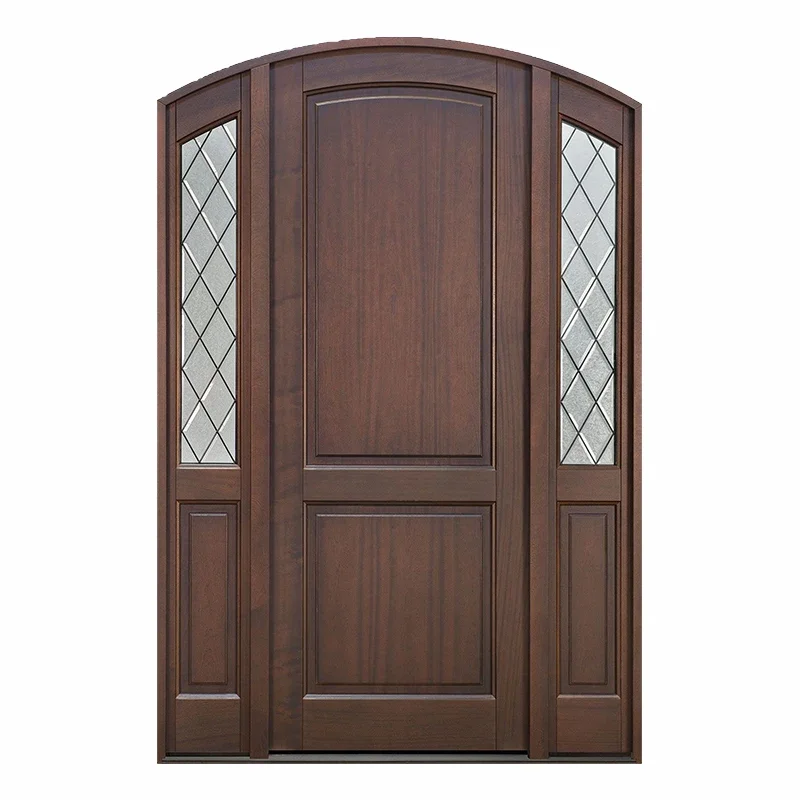 

л # Современный минималистичный роскошный американский входной вход, основная передняя деревянная стеклянная дверь из цельного дерева Krosswood для дома