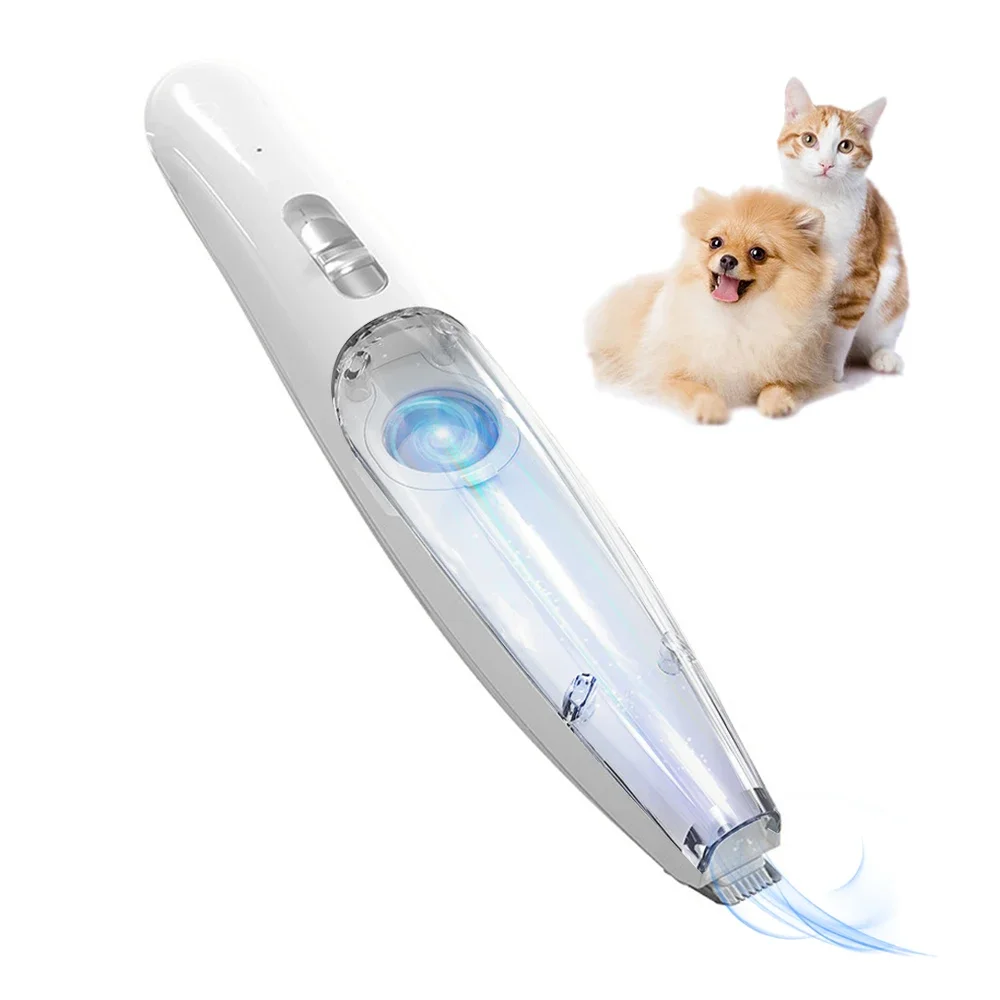 Quiet, Professional Rechargeable Dog Hair Clipper with Vacuum Function for Precise Grooming and Trimming - Electric Pet Hair Cut