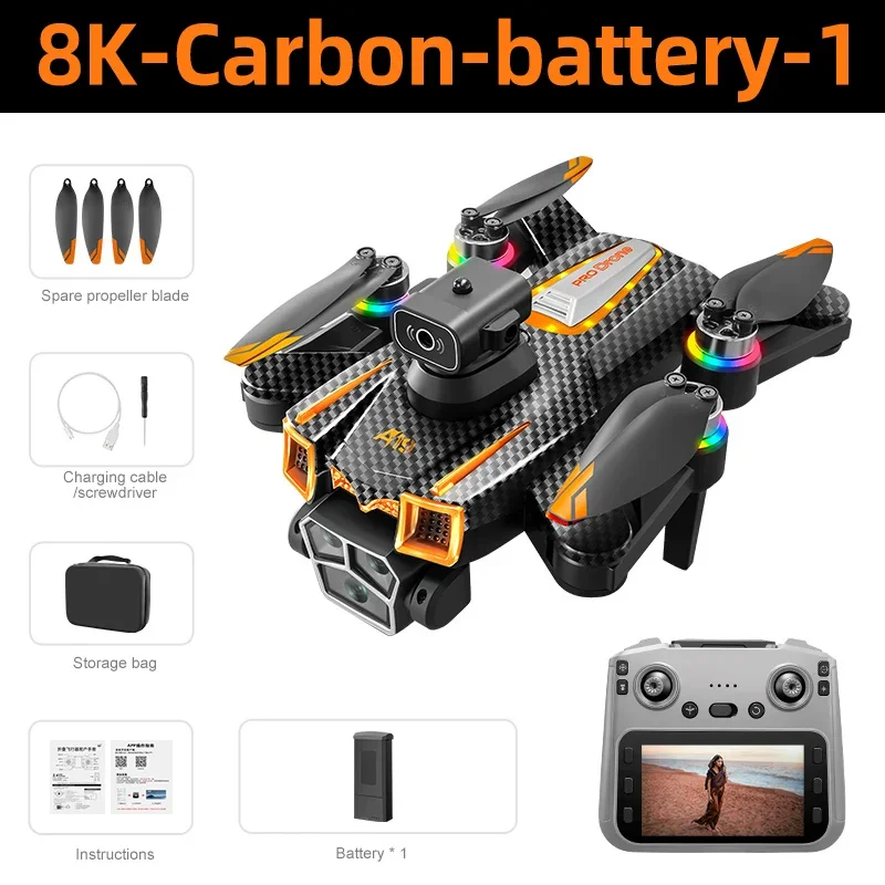For Xiaomi A19 Pro Drones 5G Professinal 8K Camera 360°Angle Optical Flow Localization GPS Brushless Motor RC Quadcopter Toys