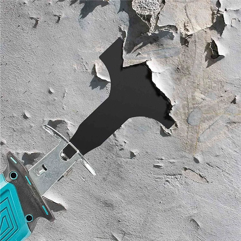 

A43F-4PCS Reciprocating Saw Scraper Blade Blades Reciprotools As Attachment Accessories For Reciprocating Saw , Black
