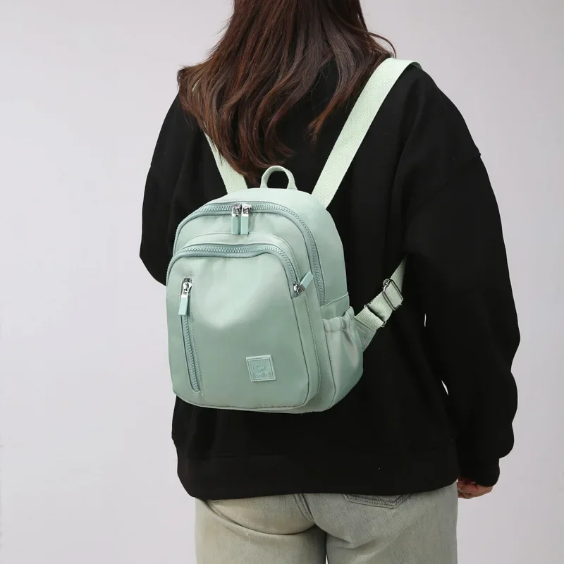 Backpack Bag Women's 2025 New Student Schoolbag Outdoor Backpack Multi-functional Computer Bag Anti-splashing Women's Bag