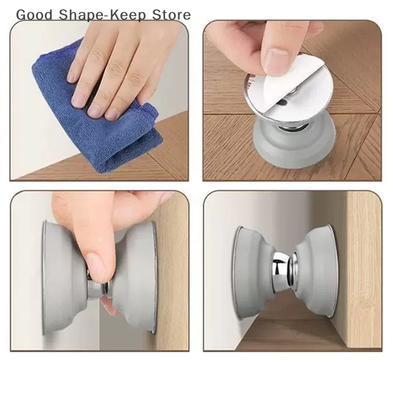 

1 шт. магнитная дверная пробка для отеля, анти-столкновение, дверная пробка, бытовая сильная магнитная сильная бесшумная дверная сенсорная силиконовая дверь