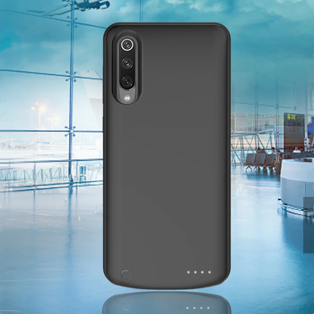 For Xiaomi Mi 9 SE Extenal Battery Cases Slim Backup Power Bank Portable Charging Cover 6800mAh Smart Battery Charger Case