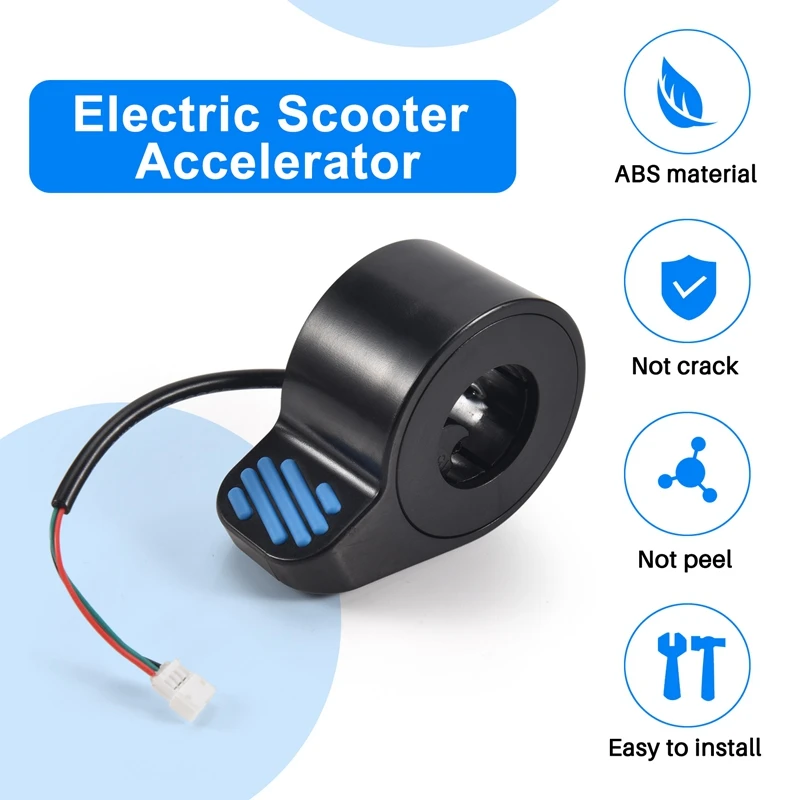 Thumb Throttle Accelerator For Es1 Electric Scooter,Finger Throttle Foldable Replacement For Ninebot Es1/Es2/Es3/Es4 Kickscooter