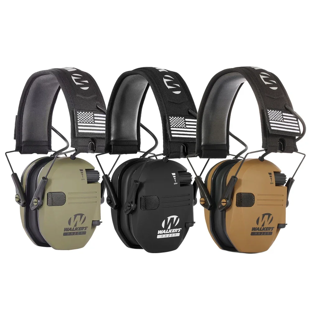 WK Gun Range Shooting Active Headset Headphones for Hunting Electronic Hearing Protection Ear Protect Noise Reduction Earmuff