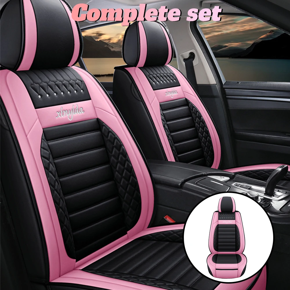 

Универсальные чехлы для автомобильных сидений, подходящие для большинства автомобилей, внедорожников и грузовиков, всесезонные чехлы для сидений, аксессуары для интерьера автомобиля