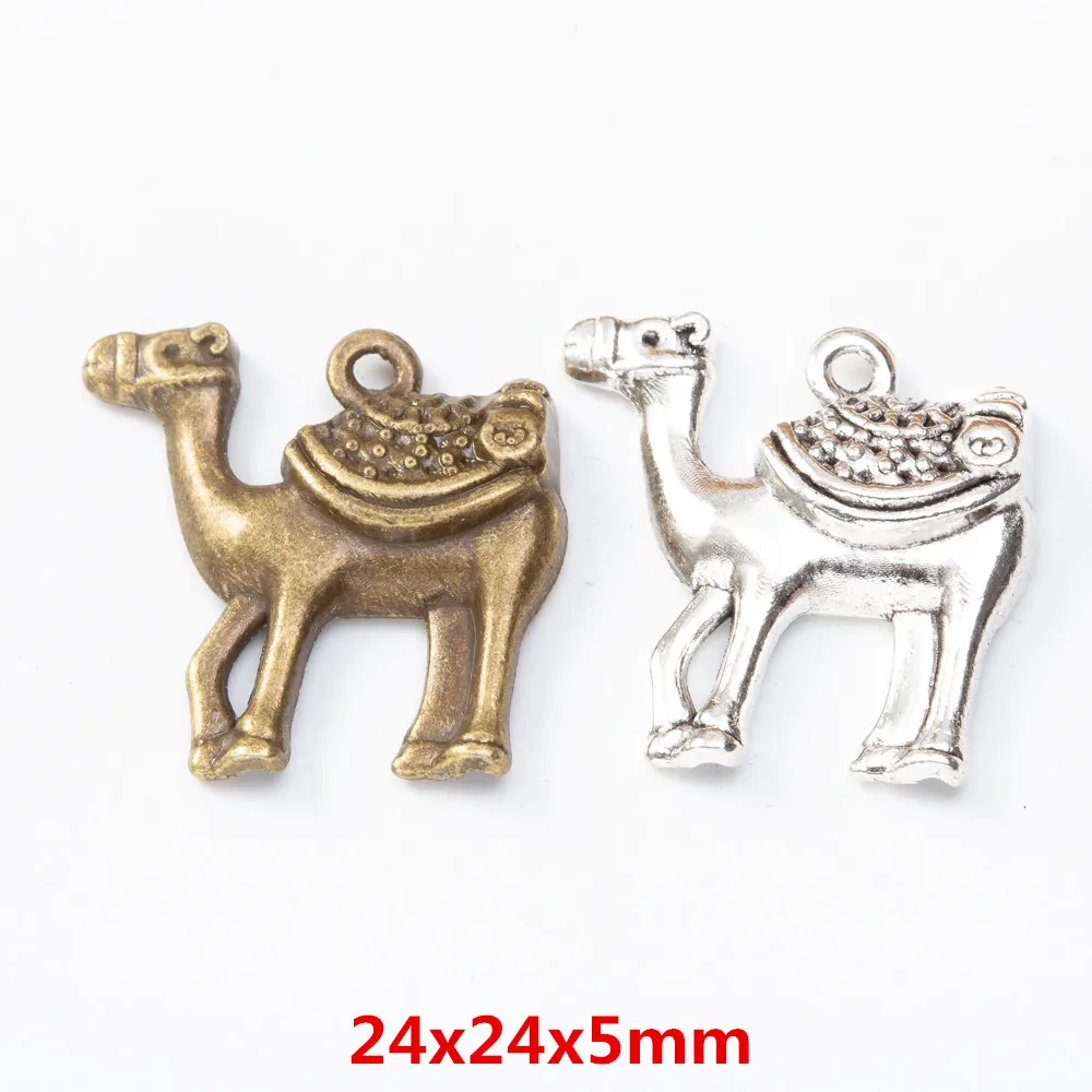 

40pcs camel Craft Supplies Charms Pendants for DIY Crafting Jewelry Findings Making Accessory 629