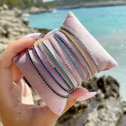 Fashionable Zircon Tennis Bracelets for Women Dazzling Various Shape Crystal Chain on Hand Trend Sexy Party Accessories Jewelry