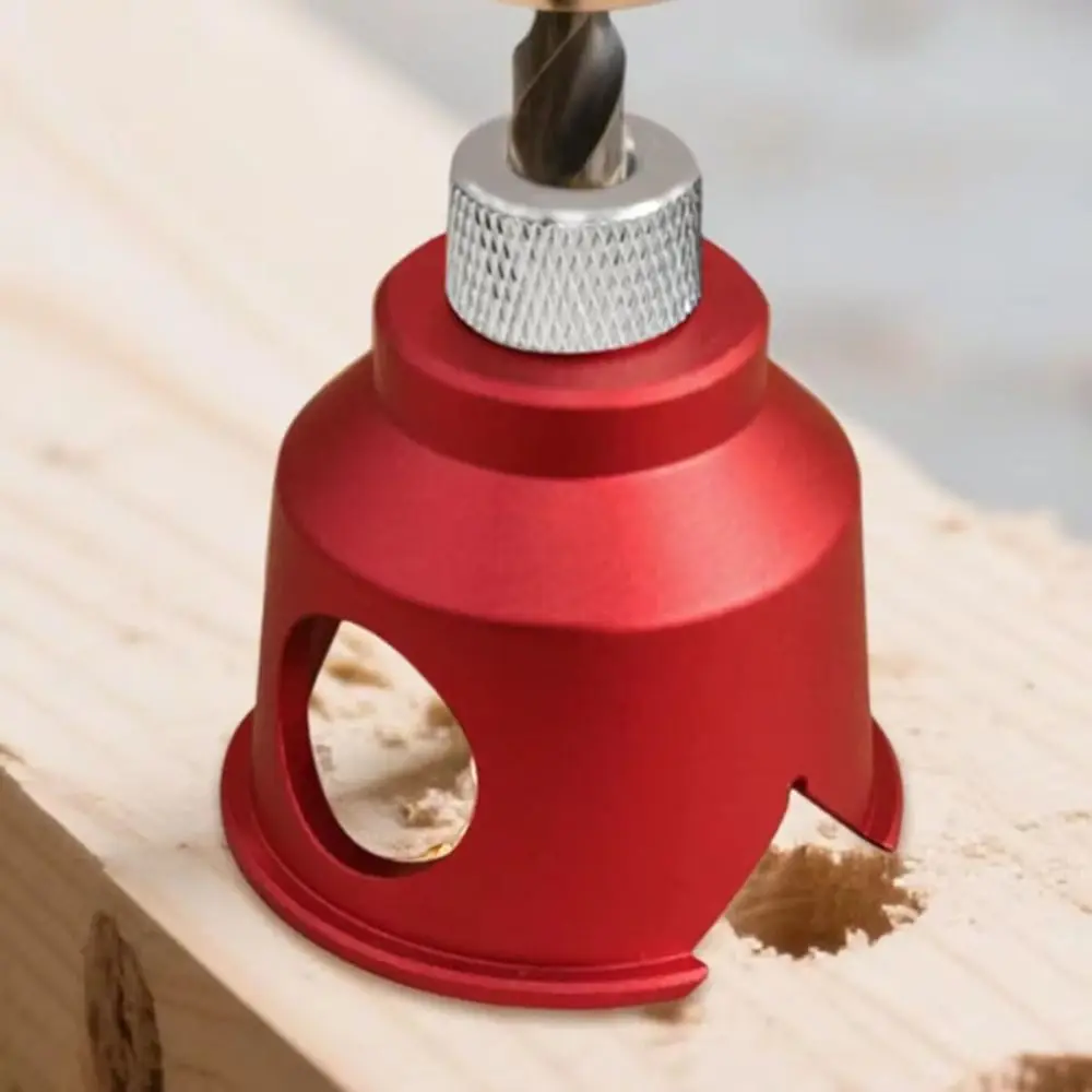 

3-10mm Woodworking Drill Locator Aluminum Alloy Straight Hole Guide Straight Hole Drilling Positioner Drilling Splicing