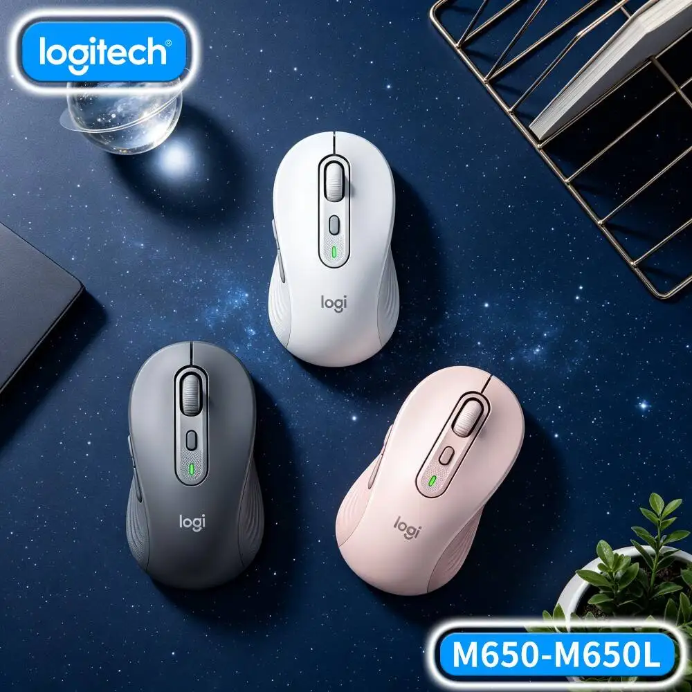 M750 Bluetooth Mouse - Quiet Silent Click Design, SmartWheel Scrolling, 20-Month Battery Life, PC Tablet Laptop Pick Tool