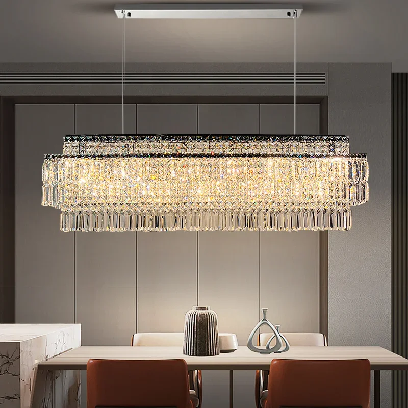 luxo cristal luzes pingente cozinha ilha mesa de jantar led lustres sala de estar bar pendurado lampadas decoracao fixture 01