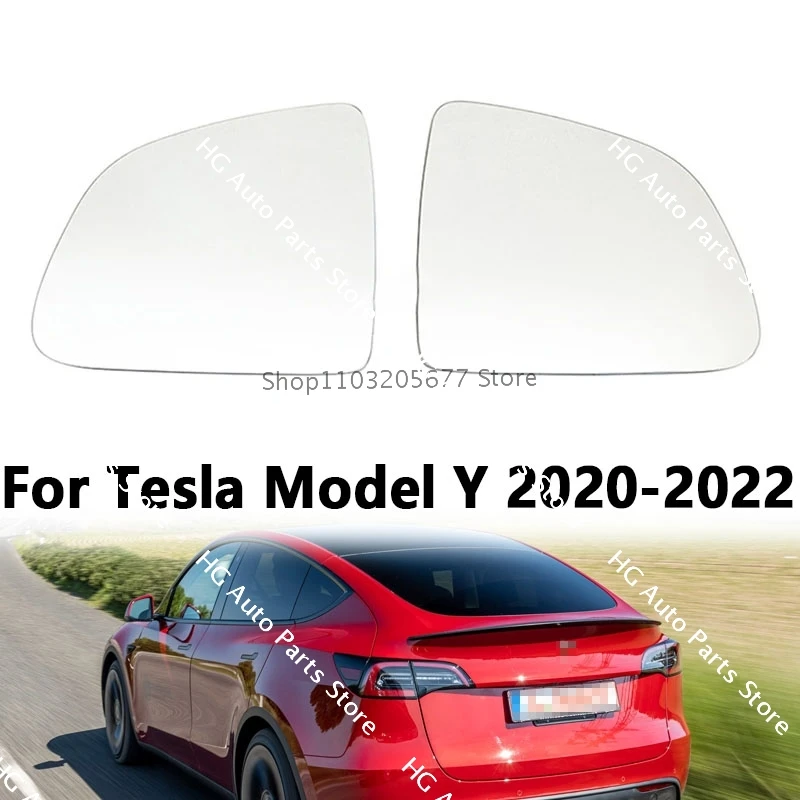 

Автомобильные Стеклянные Линзы Аксессуары для Tesla Model Y 2020 2021 2022 автомобильное внешнее зеркало заднего вида с подогревом