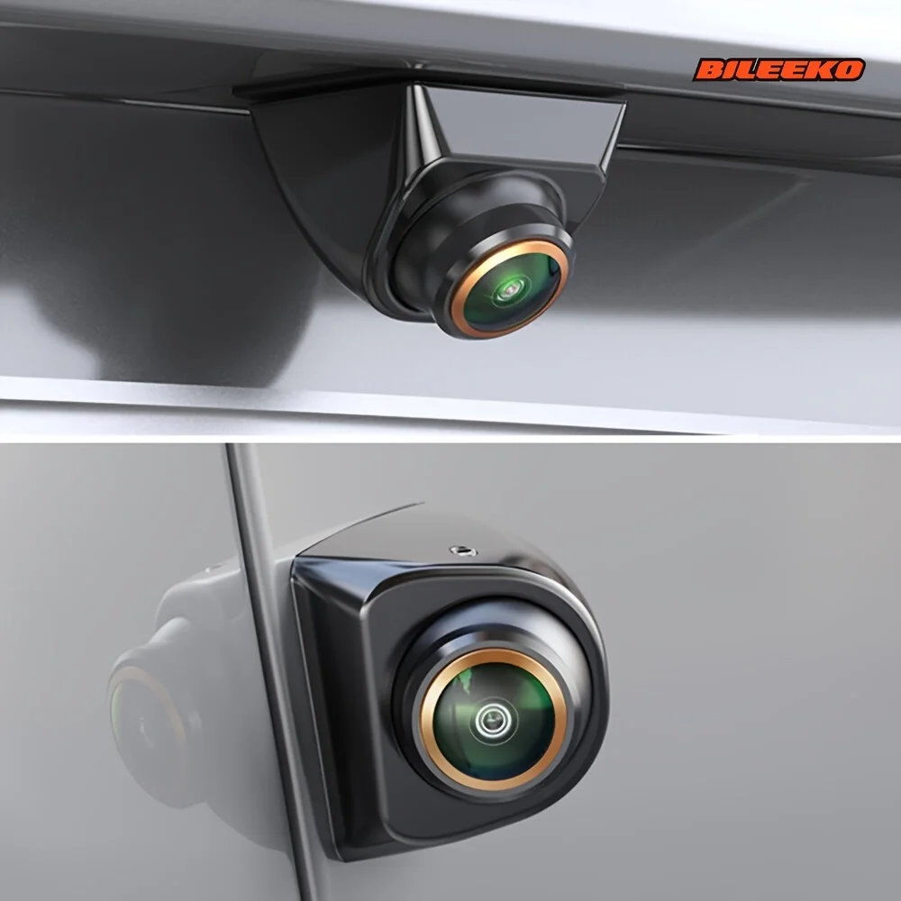 سيارة الرؤية الخلفية كاميرا احتياطية عكس كاميرا لموقف السيارات للرؤية الأمامية/الجانبية/الخلفية عدسة عين السمكة مع التحكم في توجيه مرآة AHD/CVBS #5