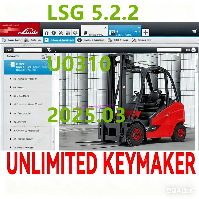 LSG 5.2.2 U0310 [2025.03] LINDE SERVICE GUIDE + Unlocked Keygen for Unlimited Install on Multi Computers Work for Fork Lift