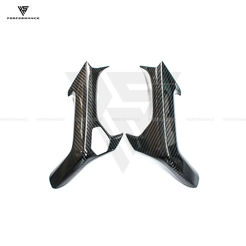 Dry Carbon Fiber Car Parts Inner Door Handle Cover For Lambo Huracan LP580 LP610 2014-2019 Carbon Handle Kit