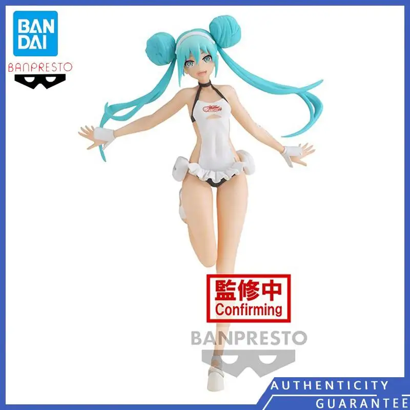 

[В наличии] Bandai Banpresto 16 см Vocaloid Hatsune Miku Racing 2022 аниме милые Готовые модели игрушек