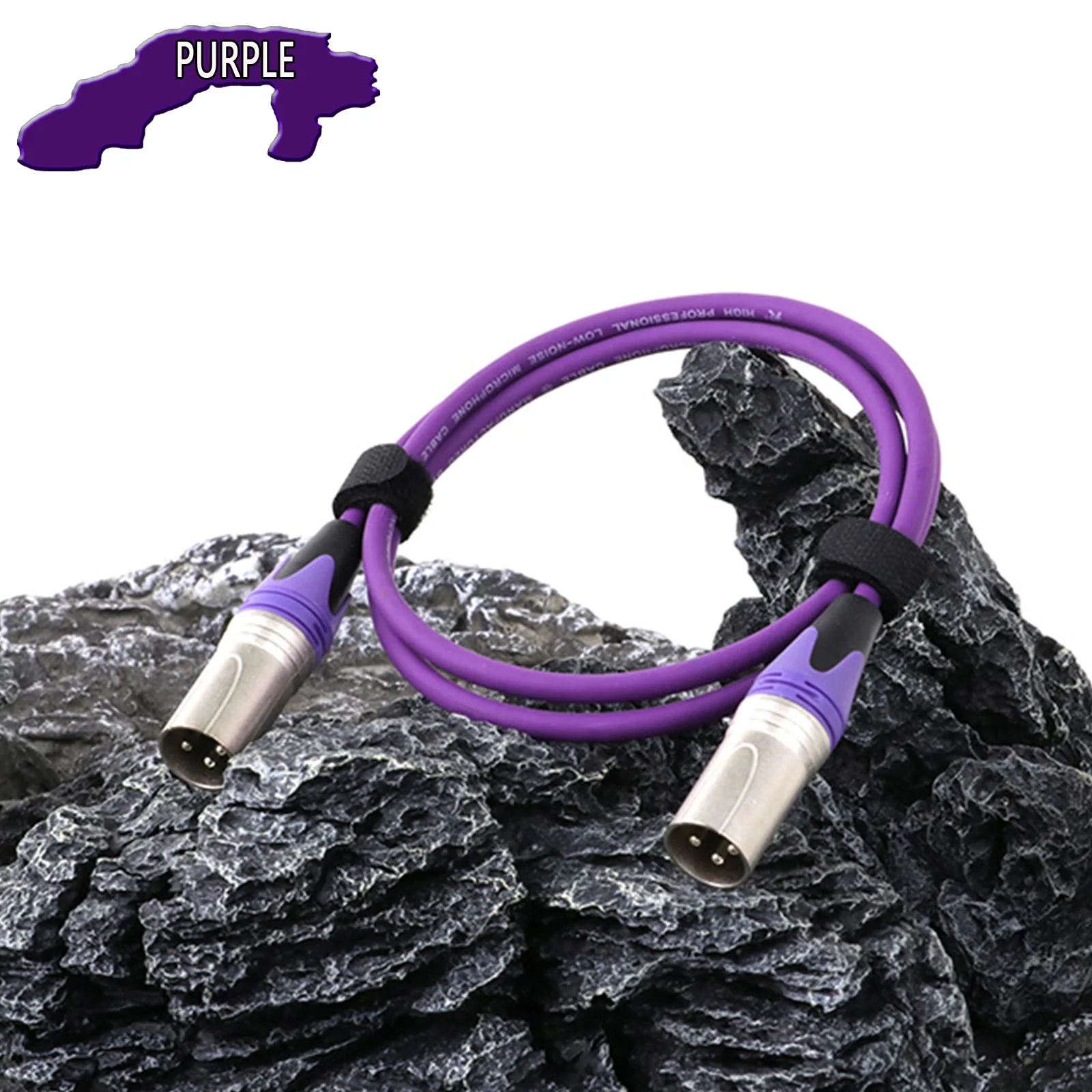 0.2M-30M Xlr 3pin Mannelijk Naar Mannelijk M/M Ofc Karaoke Mic Audio Extensie Geluid Kanon Kabel Voor Mixer Audio Eindversterkers Camera