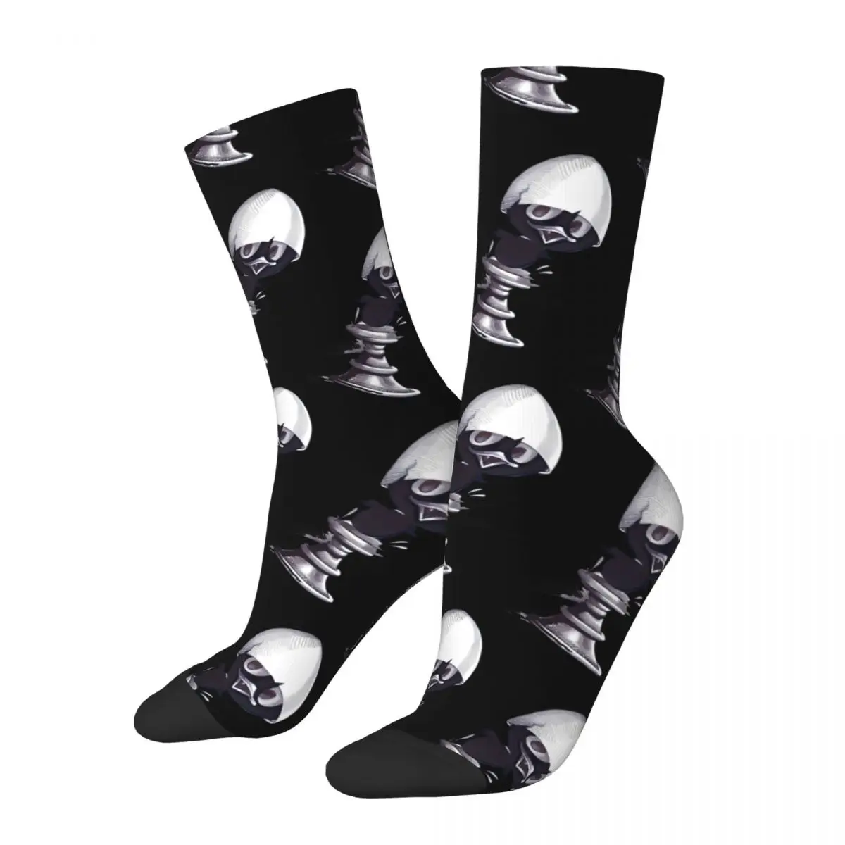 Hip Hop Retro New 2024 Crazy Men's compression Socks Unisex Calimero Harajuku Seamless Printed Funny Novelty Happy Crew Sock