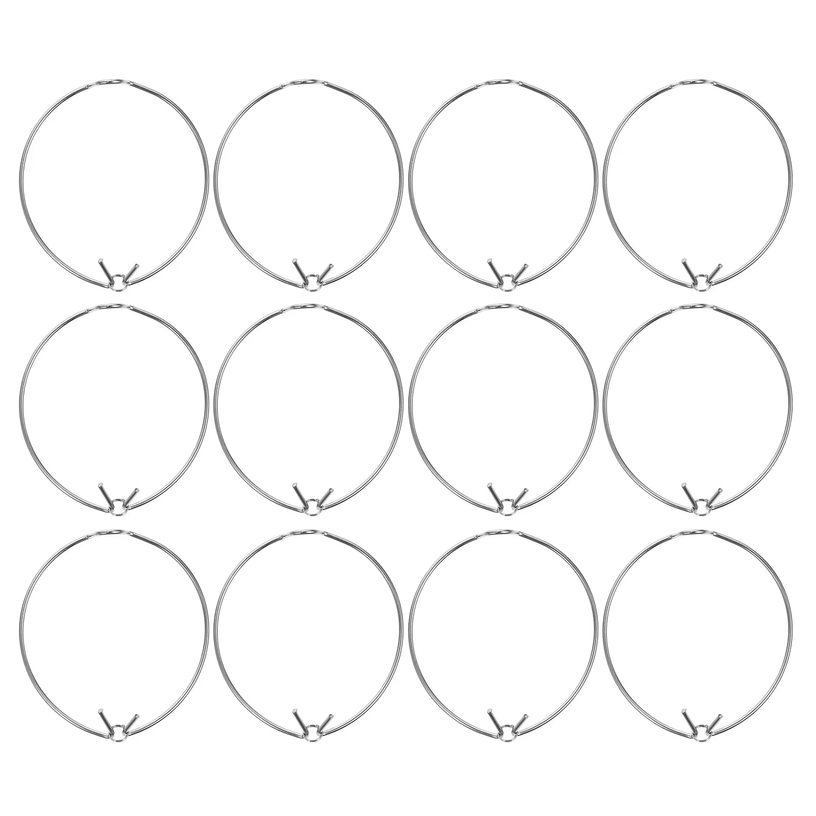 12Pcs Spotlight Retaining Clip Downlight Spring Clip Manganese Steel Halogen Lamp Fixing Buckle for Mr11 Mr16 Bulb Secure Hold