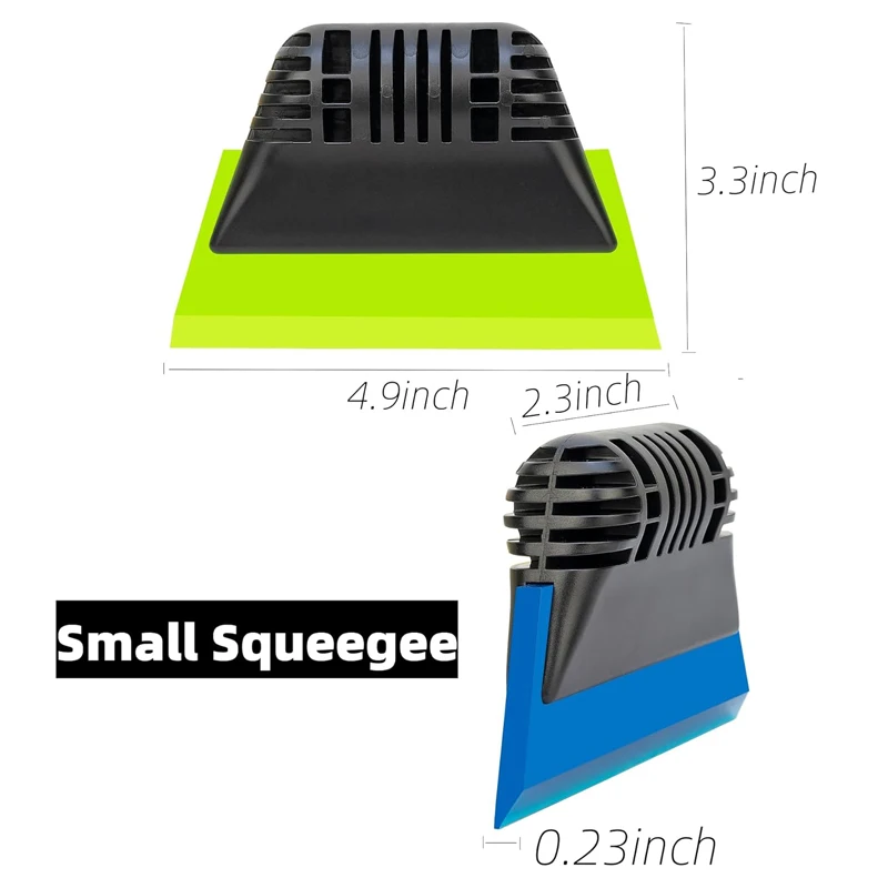 Rubber Squeegee Car Window Tint Squeegee Non-Slip Handle Scraper for Windshield Cleaning Vinyl Wrap Household Shower