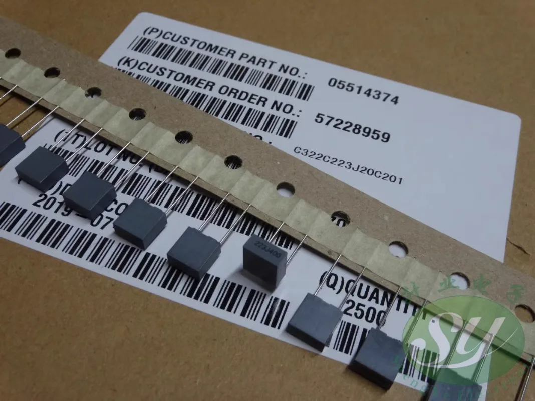 

20PCS Xiamen Fara CL23 0.022uf/400v 22nf 223 New 5MM film capacitor C322C223J20C