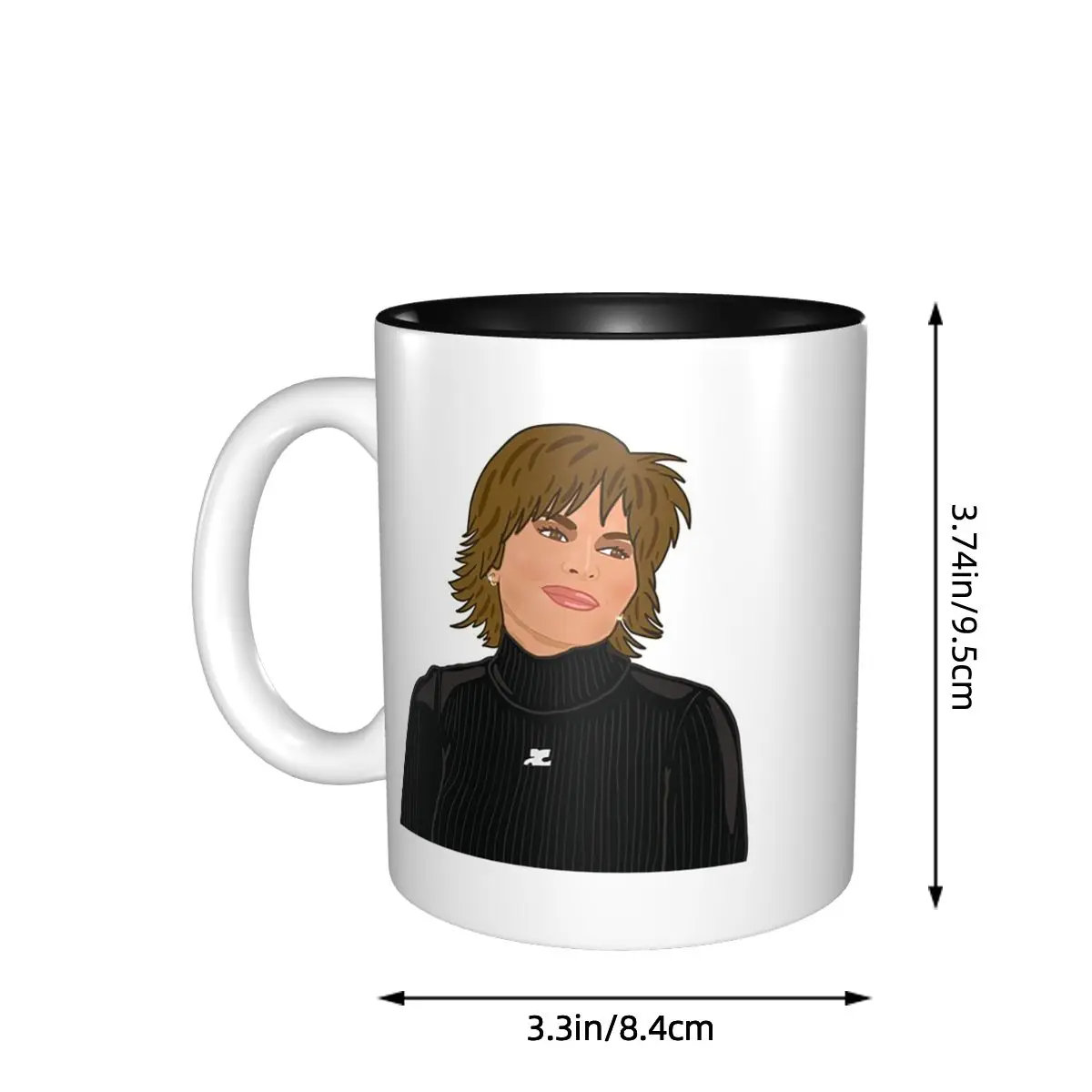 Lisa Rinna The Real Housewives Of Beverly Hills Look Mug Ceramic Coffee Cups Tea Mugs Milk Cup Drinkware Gift for Woman Man