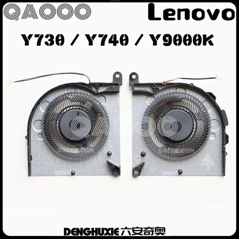 Ventilateur de refroidissement pour Lenovo Legion Y730 Y740 Y9000K, ensemble de refroidissement CPU GPU de remplacement 2019 pour réparation d'ordinateur portable de jeu