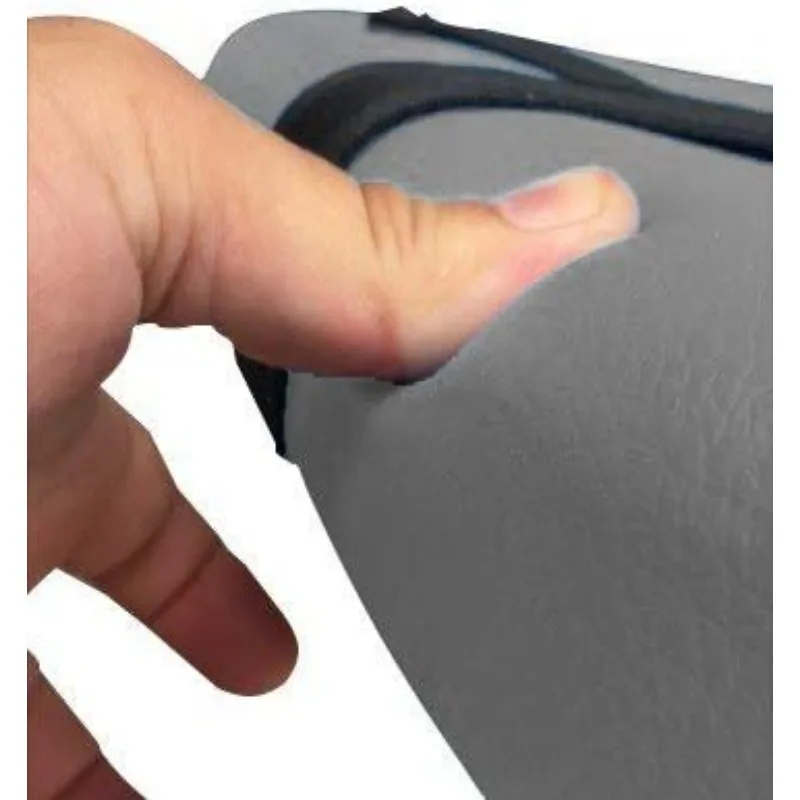 كرسي دش قابل للطي، مساند للذراعين مبطنة مقاس XL قابلة للطي وقابلة للطي، تتضمن سطل صوان مجاني، رمادي - تخفيضات كبيرة #4