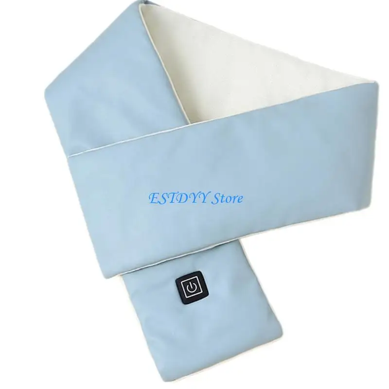 

G6DE Electric Heating Scarf Regulable Temperature Soft Scarves Portables Warm Scarf