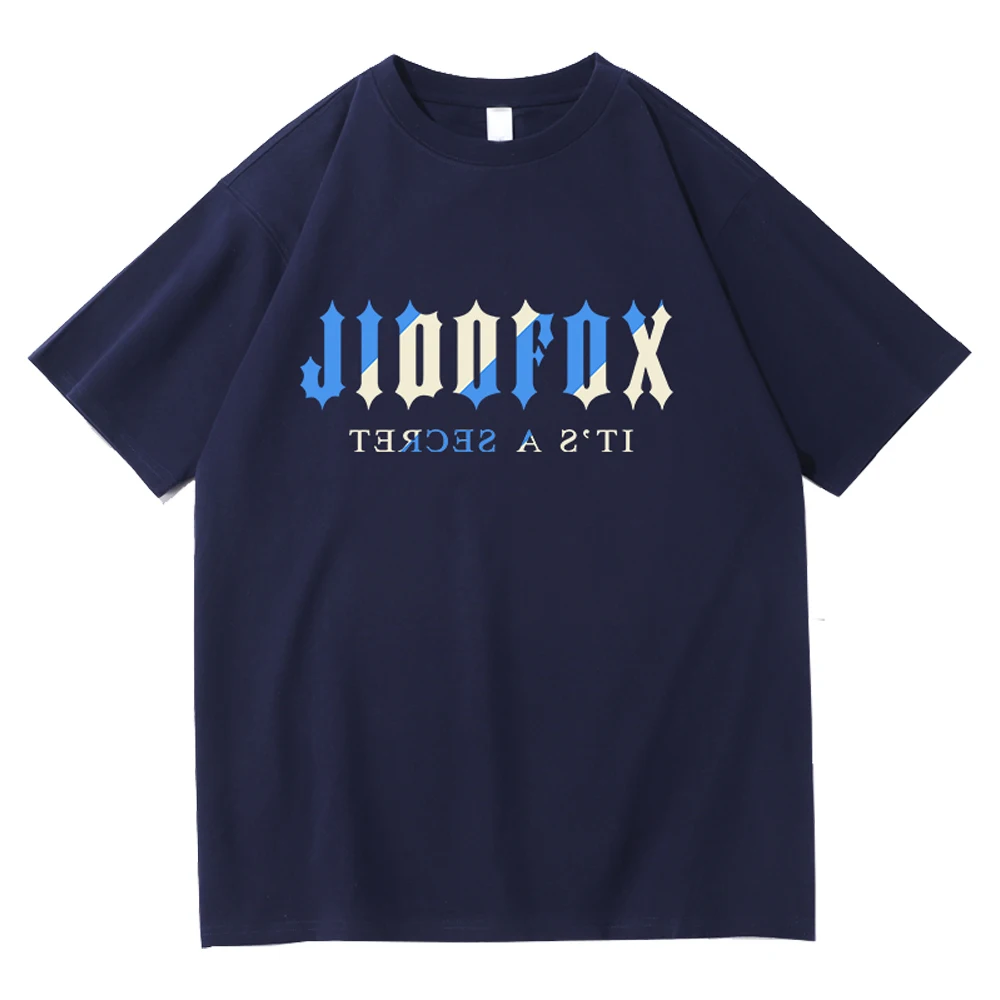 DSQ2 Brand Mens Women T-shirt JIDOFOX Print Short Sleeve Couple O-Neck T-shirt Cotton Sports T-shirt Hip Hop Tees Streetwear