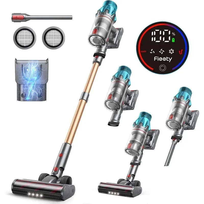 Fieety  Cordless Vacuum Cleaner  Stick Vacuum Cleaners  Runtime Vacuum Cleaning Appliances  Cleaner