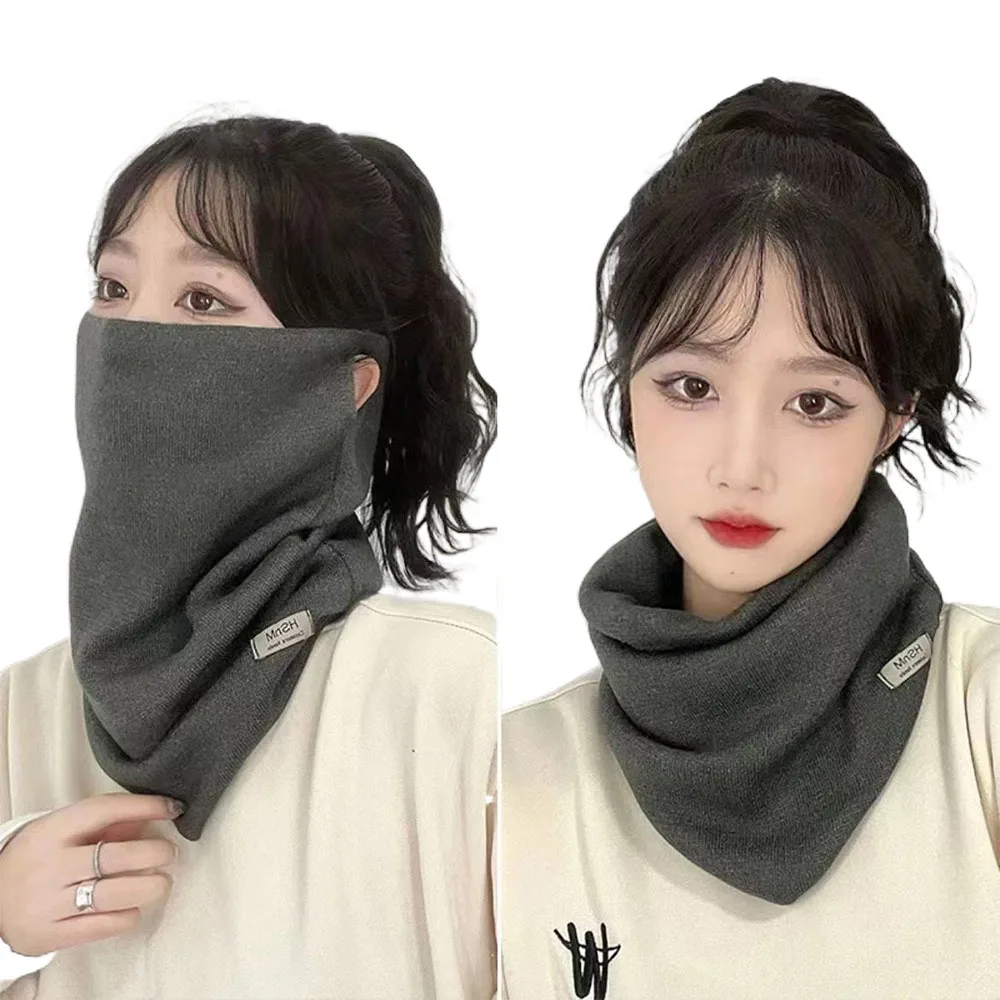 قناع وجه من الصوف الحراري للجنسين، قناع شتوي دافئ لحماية الأذن، مقاوم للرياح للرياضات الخارجية