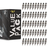 50 Uds. Cartucho de filtro EZ agujas de tatuaje mezcladas RL RS RM M1 agujas de cartucho permanente para cartucho rotatorio máquina de tatuaje pluma