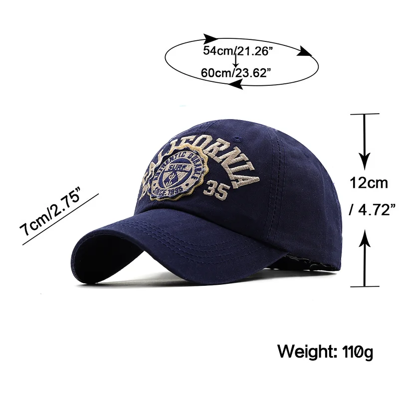 New Cotton Leisure fishing Baseball Cap Hat for Men Snapback Hat Casquette Women\'s Cap Bone Gorras Homme Wholesale