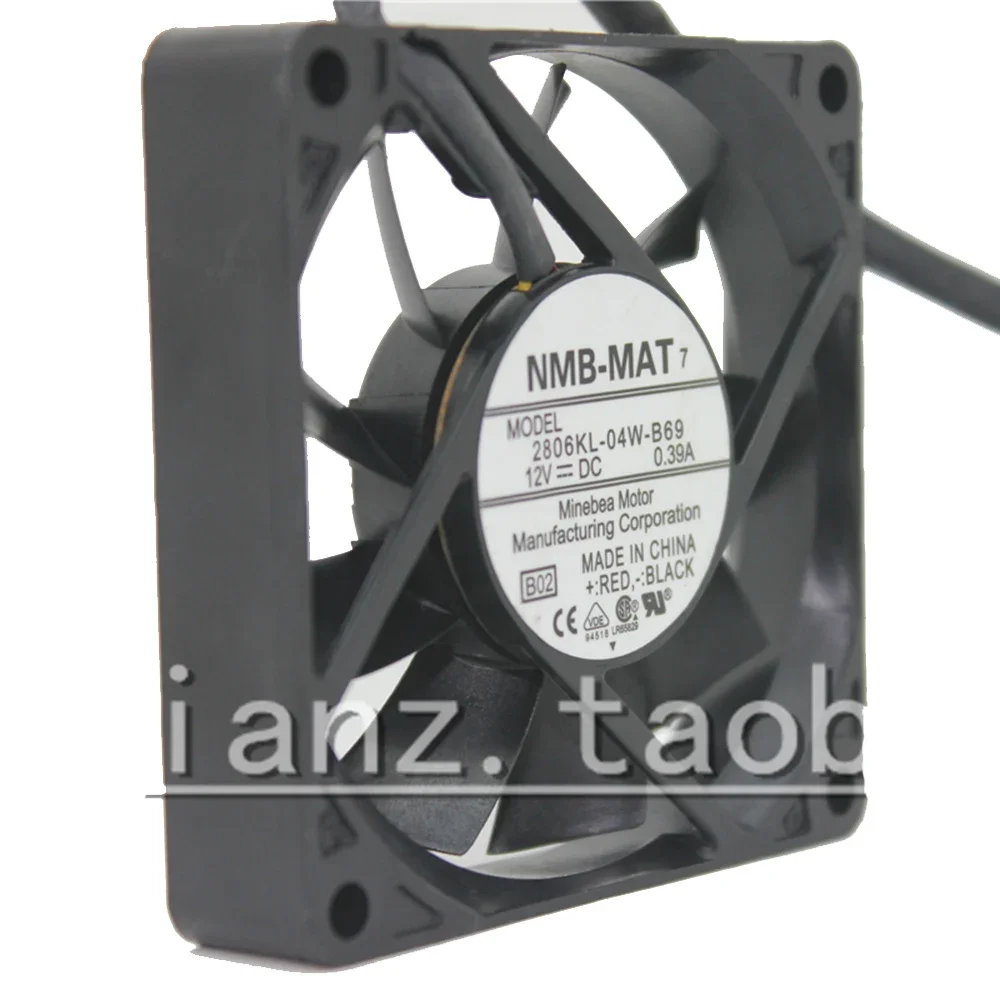 For NMB 2806KL-04W-B69 DC 12V 0.39A 7015 7CM 70X70X15MM chassis power supply 3-Pin cooling fan