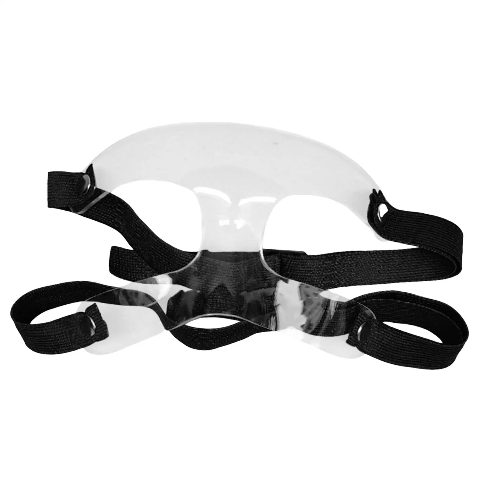 PVC Adjustable Nose Protector Facial Cover Durable Sporting Face Shield for Wide Sports Use Including Football