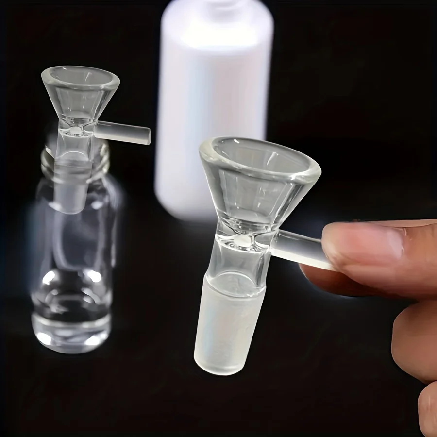 3/5pcs Glass Small Funnel Mini Funnel Clear Funnels For Lab Bottles, Essential Oils, Perfumes, Spices, Sand Art, Powder Funnel