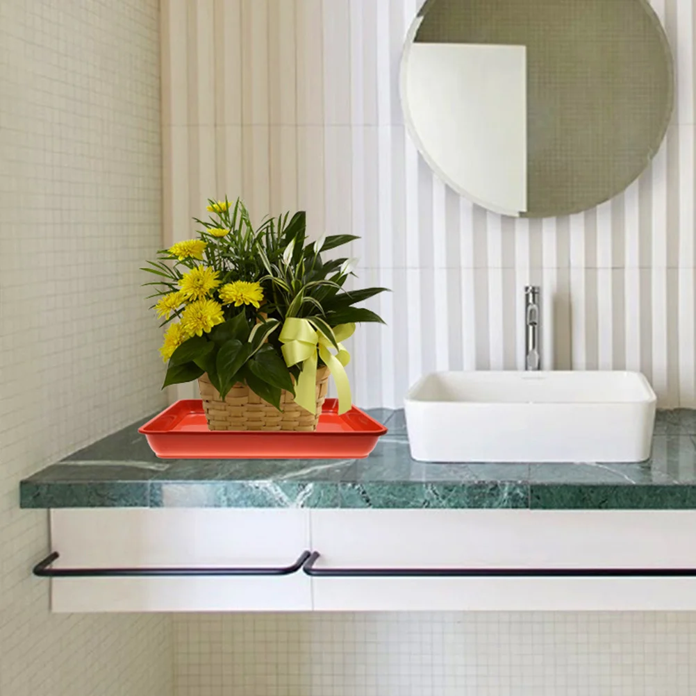 

15Pcs Plastic Plant Saucers Flower Pot Tray Bottom Dishes for Home Garden Use Waterproof Drainage Tray for Plants Keeps Floor