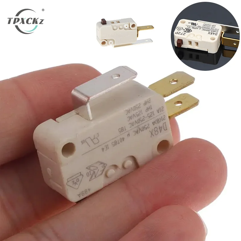 1Pc Large Micro Switch D48X High Current 21A 250V Water Heater Limit Touch Switch For German Cherry Limit Contact Switch