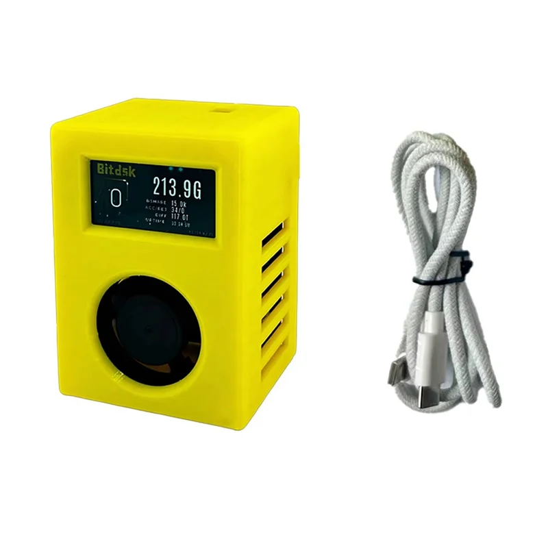 

Stylish-D12 Bitcoin Miner BTC Solo Mining 200Gh/S BM1397 Harshrate ASIC Bitcoin Miner With Smart Display For Lottery