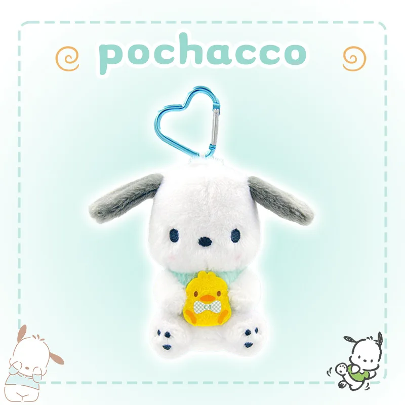 Sanrio Hello Kitty Cinnamoroll Pochacco Knuffel Kawaii Cartoon Knuffel Goede Vrienden Serie Rugzak Hanger Kinderen Gift
