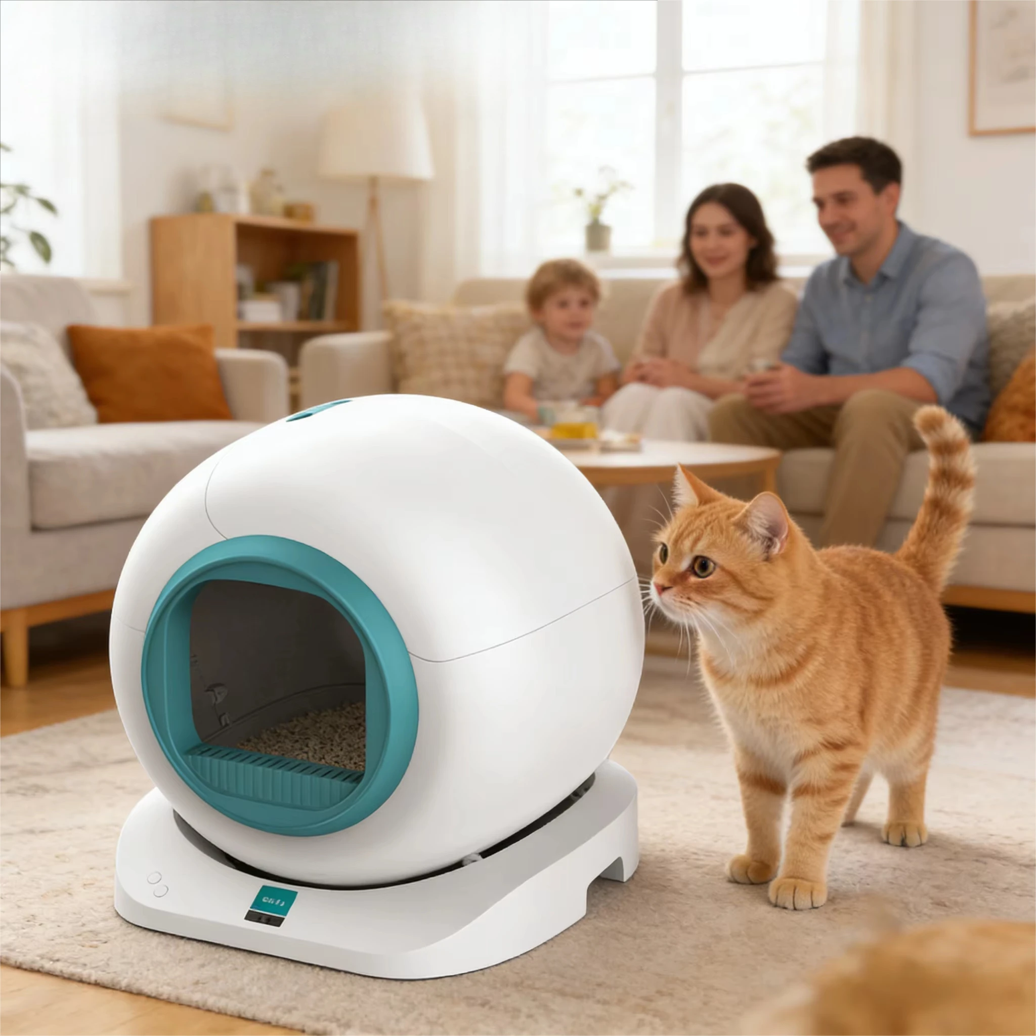 

Large OEM Custom App Control Intelligent Smart Self Cleaning Litter Box for Cats Automatic Cat Toilet Wholesale