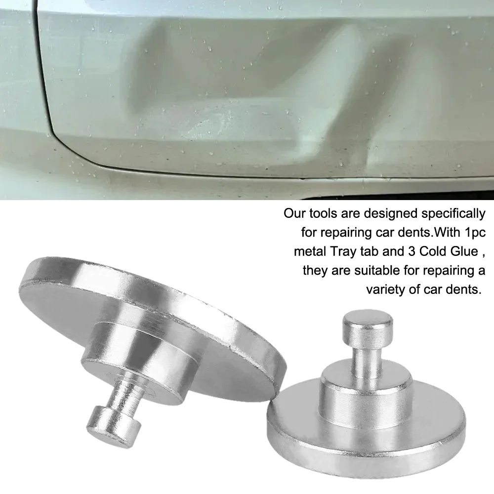 Car Body dent repair Paintless Dent repair Universal Puller Suction Tabs 5cm/7cm Tray With 3 Cold glue Glue Puller Tray