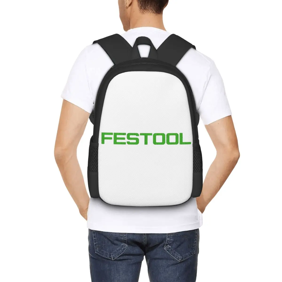 

Festool Powertool Student Backpack School Bag Hiking Travel Daypack for Boys Girls Fashion Bookbag Shoulder Bags