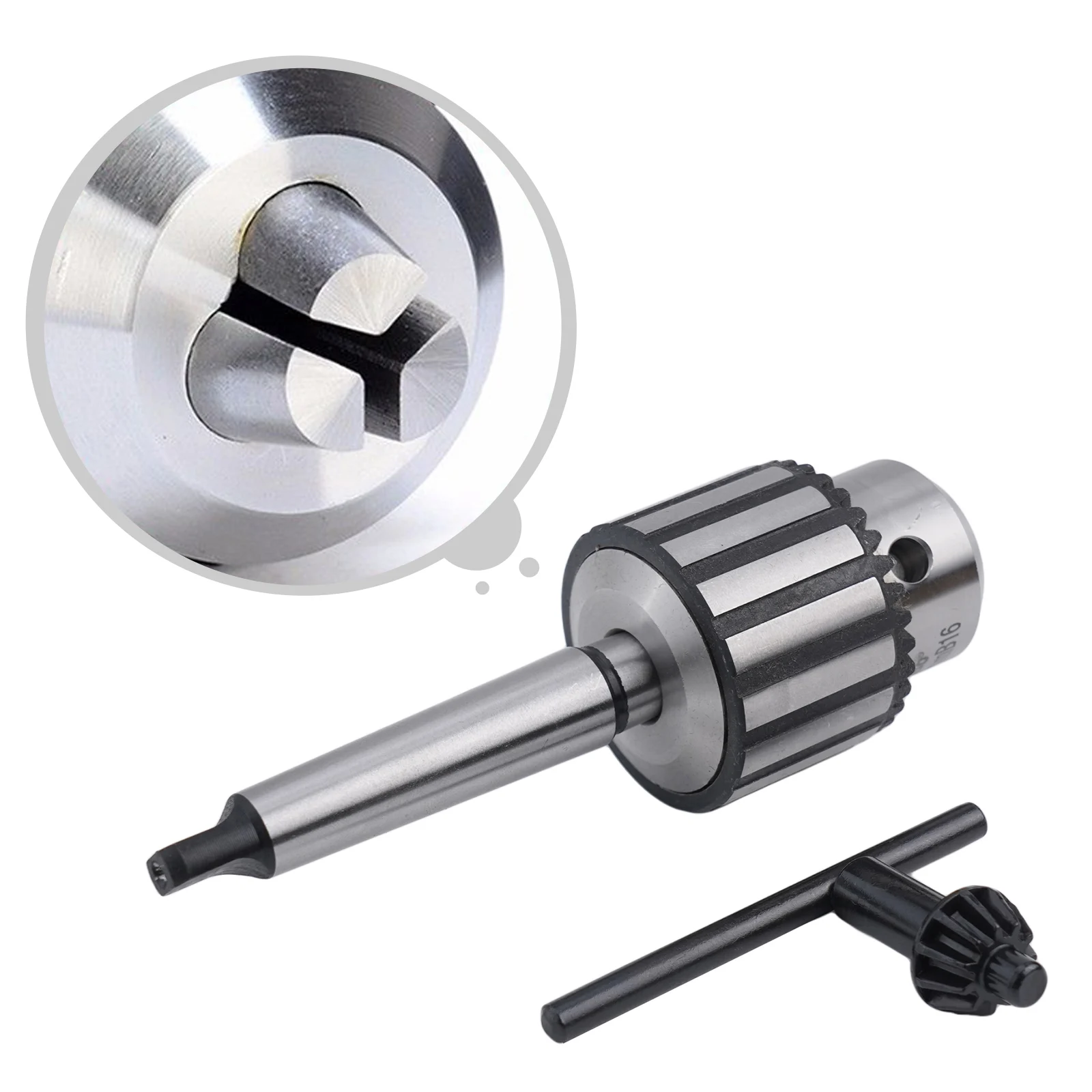 

Drilling Machine To Carbide Steel MT Arbor Drill Chuck Mini Lathe MT Arbor Drill Chuck Handle Stable Performance