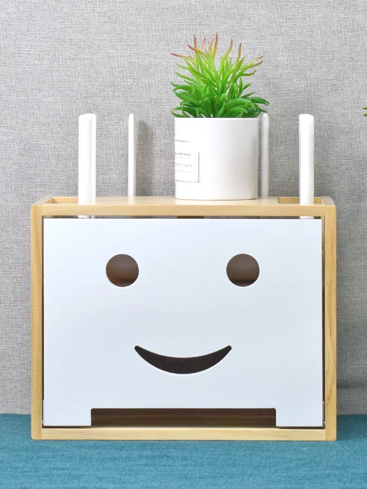 large-size-wood-router-storage-box-tv-box-cable-organizer-wall-mounted-desktop-placement-rack